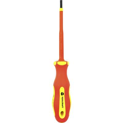 VDE, Elektronika- és finommechanika, Műhely Egyenes pengéjű csavarhúzó TOOLCRAFT SL 5.5 Penge hossz: 125 mm VDE, Elektronika- és finommechanika, Műhely Egyenes pengéjű csavarhúzó TOOLCRAFT SL 5.5 Penge hossz: 125 mm