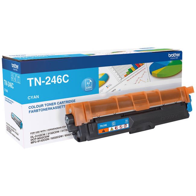 Brother TN246C toner cián