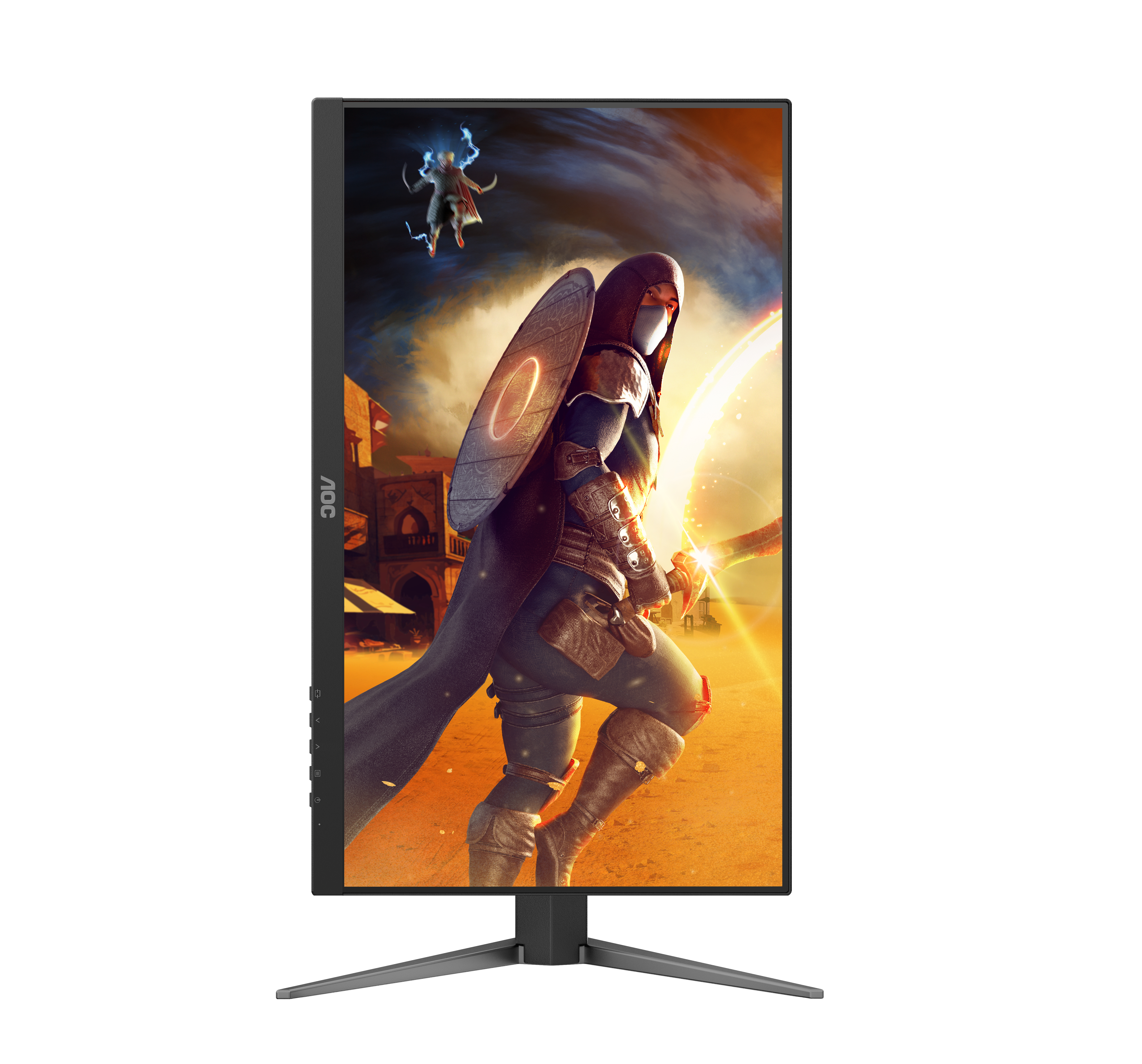 AOC 23,8" 24G4HA Monitor - 1920x1080, Full HD, LED, IPS, 200Hz, 1ms, Hangszóró, G-Sync, Pivot, Gamer, Fekete