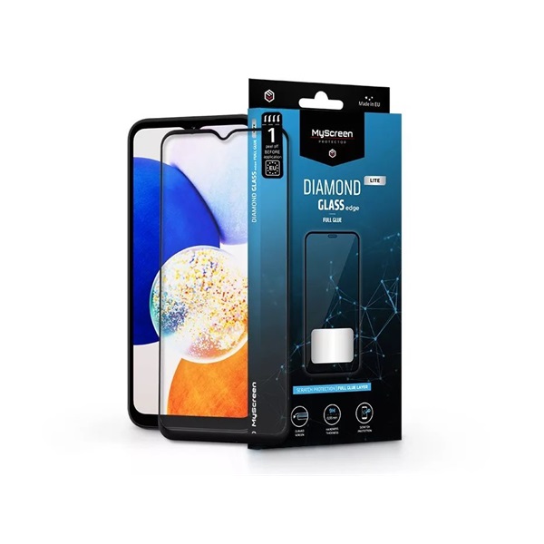 MSP LA-2266 Galaxy A14 5G Diamond Glass Lite Edge 2.5D edzett üveg kijelzővédő fólia MSP LA-2266 Galaxy A14 5G Diamond Glass Lite Edge 2.5D edzett üveg kijelzővédő fólia