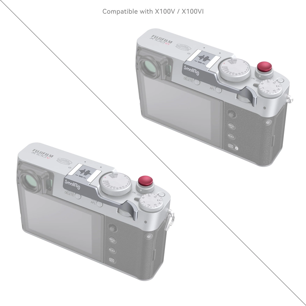 SmallRig Thumb Grip For FUJIFILM X100VI / X100V Ezüst