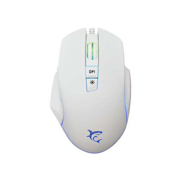 White Shark WS GM-5009W GARETH-W vezetékes fehér gamer egér White Shark WS GM-5009W GARETH-W vezetékes fehér gamer egér