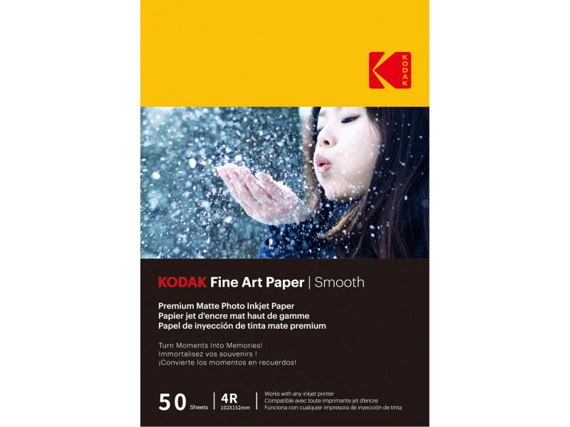 KODAK Fine Art Smooth 230g 10x15cm  50db fotópapír  