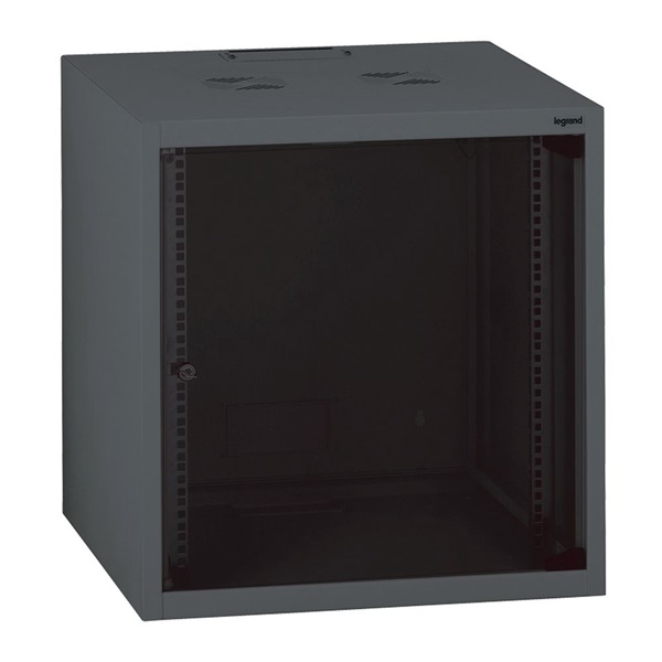 Legrand Linkeo 12U 19" fali Rack szekrény 600x600mm antracitszürke (646212) Legrand Linkeo 12U 19" fali Rack szekrény 600x600mm antracitszürke (646212)