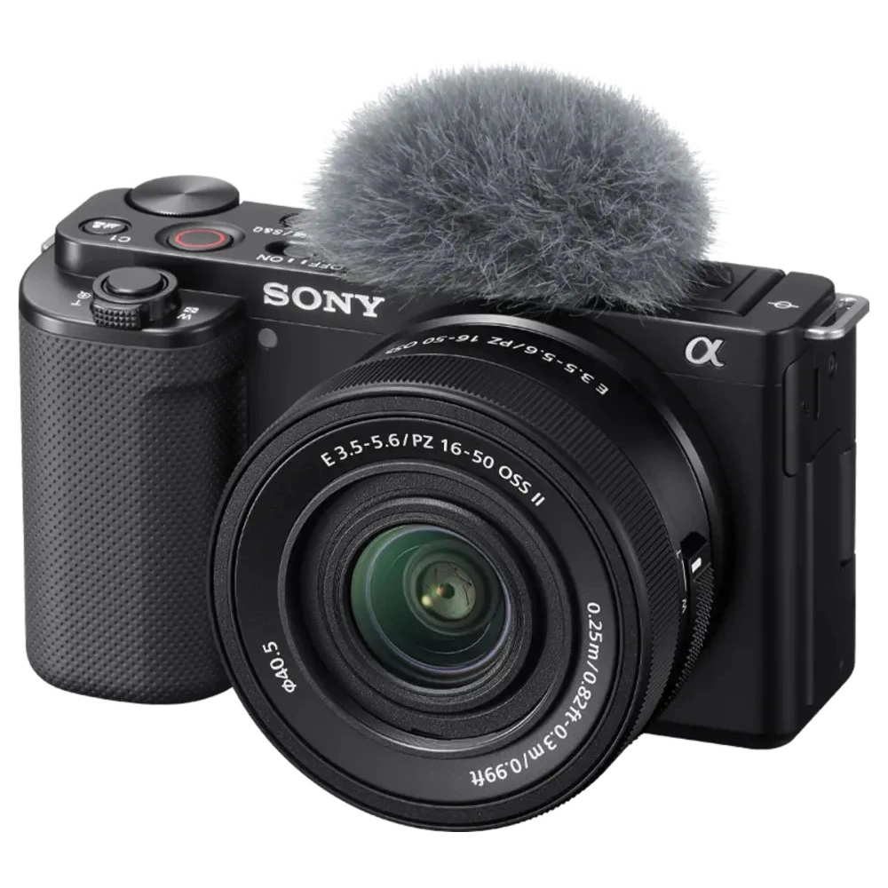 Sony ZV-E10 váz + PZ 16-50mm f/3.5-5.6 II objektív KIT fényképezőgép