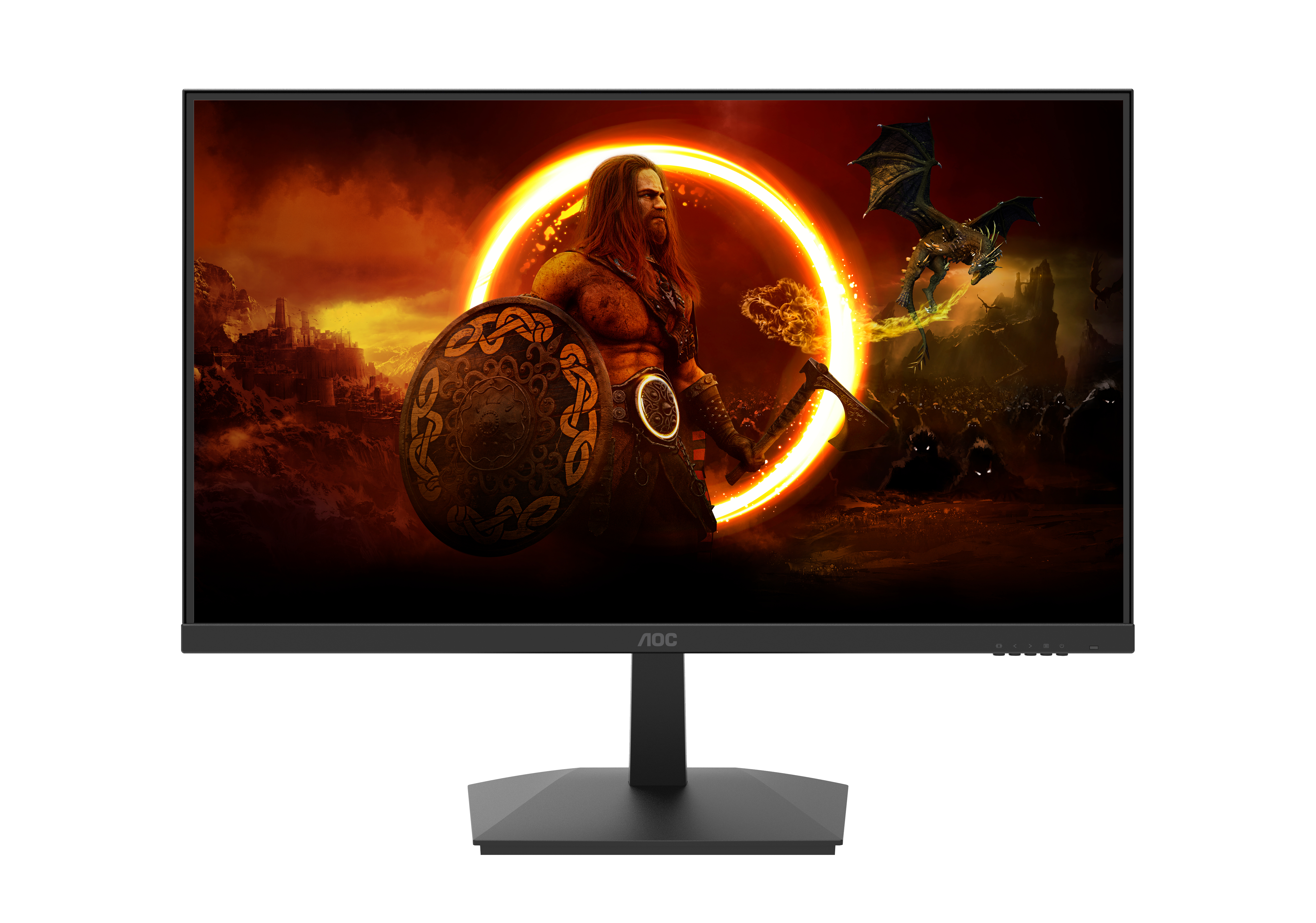 AOC 23.8" 24G15N2 Monitor - 1920x1080, Full HD, LED, VA, 180Hz, 1ms, Hangszóró, Gamer, Fekete
