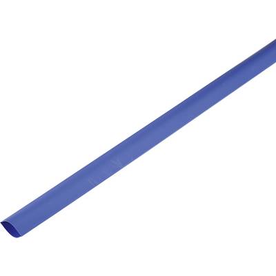 Zsugorcső ragasztó nélkül, kék, 60 mm 2:1, TRU COMPONENTS 1225525 méteráru