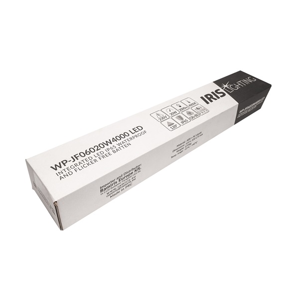 Iris Lighting JF60 integrált LED-es por-és páramentes lámpatest 20W (WP-JF06020W4000)