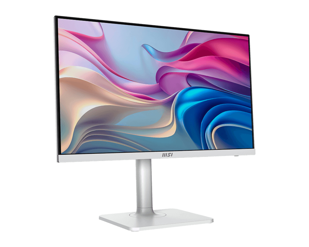 MSI 27" Business Modern MD272UPHW Monitor - 3840x2160, 4K, LED, IPS, 60Hz, 4ms,  Hangszóró, FreeSync, Pivot, Fehér