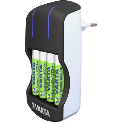 Ceruza- és mikroceruza akkutöltő 4 x ReadyToUse ceruza akkuval, Varta Plug