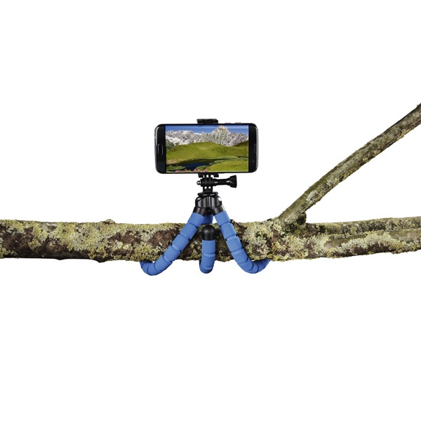 Hama GoPro/okostelefon Flex 26cm midi tripod kék  (4615)