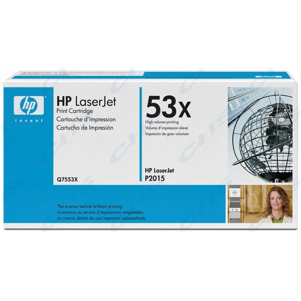 HP Q7553X (53X) Fekete eredeti toner HP Q7553X (53X) Fekete eredeti toner