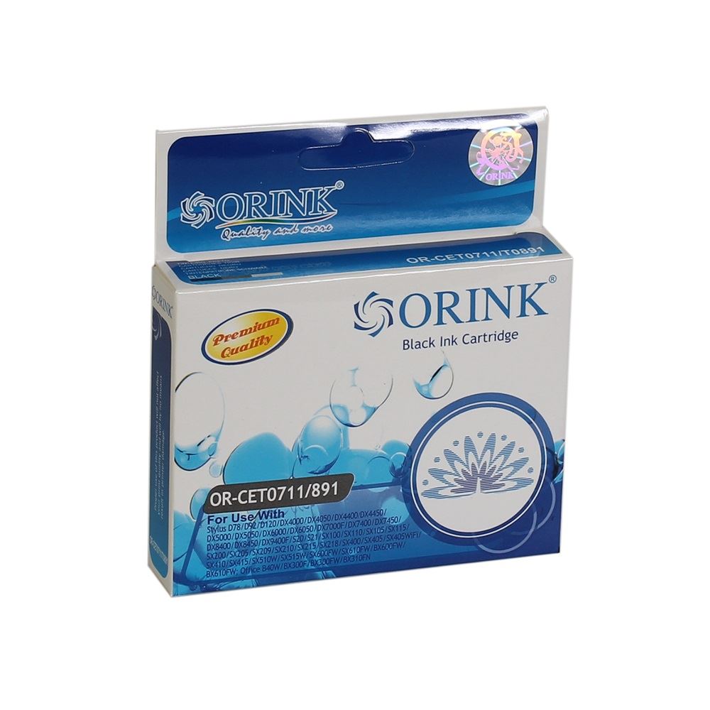 Orink T7891 utángyártott Epson tintapatron fekete (EPOT7891)