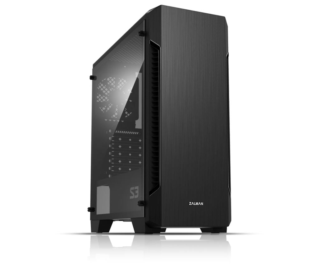 Zalman S3 táp nélküli ablakos ház fekete Zalman S3 táp nélküli ablakos ház fekete