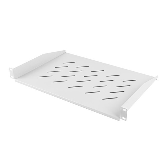 Lanberg 19" fix polc/tálca 1U/483x315mm 25kg maximum terhelhetőség szürke