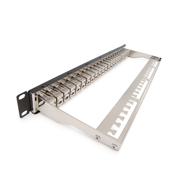 KELINE Patch Panel CAT.6 UTP 24 portos 1U Modular Fekete KELINE Patch Panel CAT.6 UTP 24 portos 1U Modular Fekete