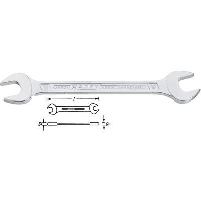 Kettős villáskulcs 24/27 mm, Hazet 450N-24X27 Kettős villáskulcs 24/27 mm, Hazet 450N-24X27