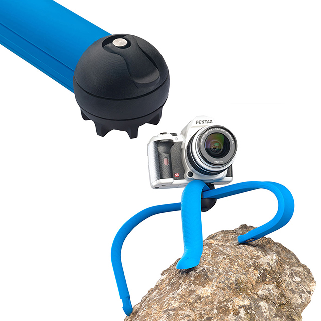 Miggö Splat Flexible hajlítható lábú miniállvány, DSLR és akció kamerákhoz, kék