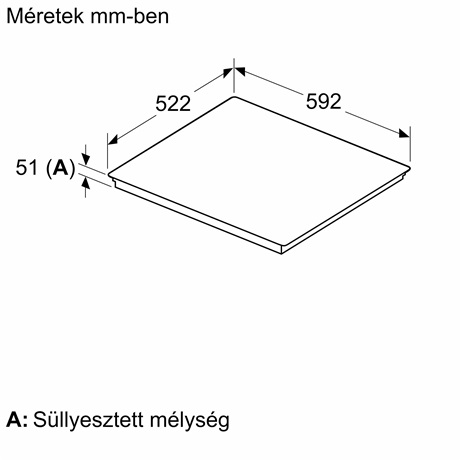 Bosch PIX631HC1E FŐZŐLAP BEÉPÍTHETŐ INDUKCIÓS