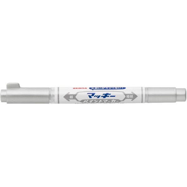 Zebra Mckie Extra Fine ezüst kétvégű lakkmarker Zebra Mckie Extra Fine ezüst kétvégű lakkmarker