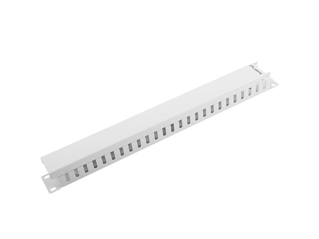 Lanberg 1U 19" kábelrendező takarópanellel szürke (AK-1201-S)