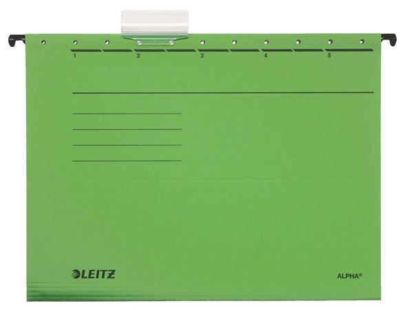 Leitz "Alpha Standard" függőmappa A4 zöld (E19850055) Leitz "Alpha Standard" függőmappa A4 zöld (E19850055)