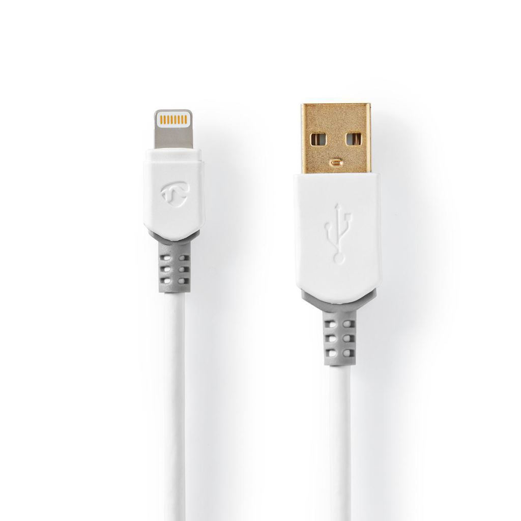 Nedis CCBW39300WT10 Lightning szinkronizáló- és töltőkábel 1m fehér dobozos Nedis CCBW39300WT10 Lightning szinkronizáló- és töltőkábel 1m fehér dobozos