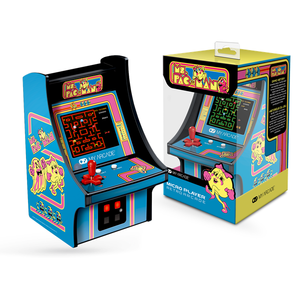 MY ARCADE Ms. Pac-Man Micro Player Hordozható