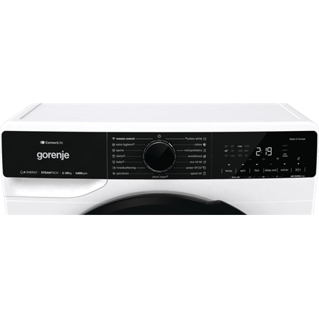 Gorenje WPNA14A3PWIFI Elöltöltős mosógép Fehér/Fekete - 10 kg, A Energiaosztály
