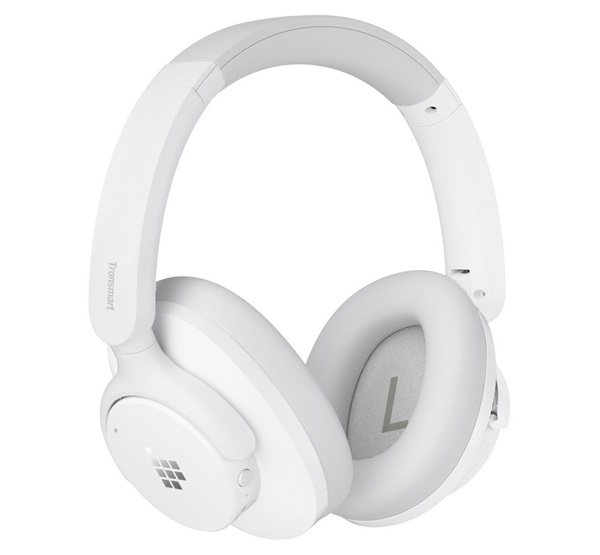 Tronsmart SOUNFII Q20S bluetooth fejhallgató SZTEREO (v5.3, mikrofon, akítv zajszűrő, összehajtható) FEHÉR (Q20S_W)