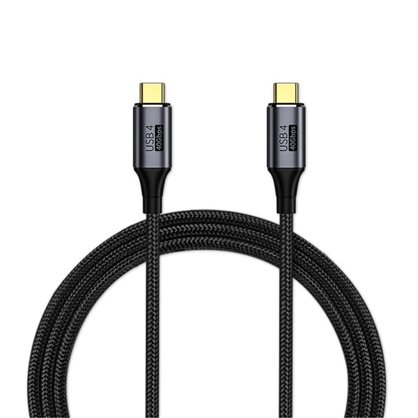 PremiumCord Kábel USB 4 Gen3x2, Thunderbolt, 40Gbps, 8K@60Hz, 240W, C - C, M/M,   1,2m, fekete (KU4CR12)