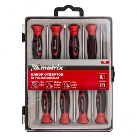 MTX 115889 PRECÍZIÓS CSAVARHÚZÓ KÉSZLET 8 DB