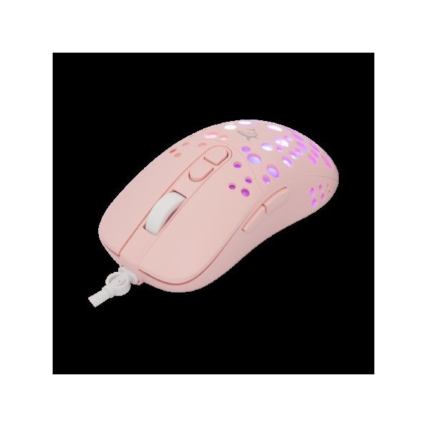 WHITE SHARK TRISTAN-P  WS GM-9004P   7D / 12000 dpi RGB Gamer egér Pink 