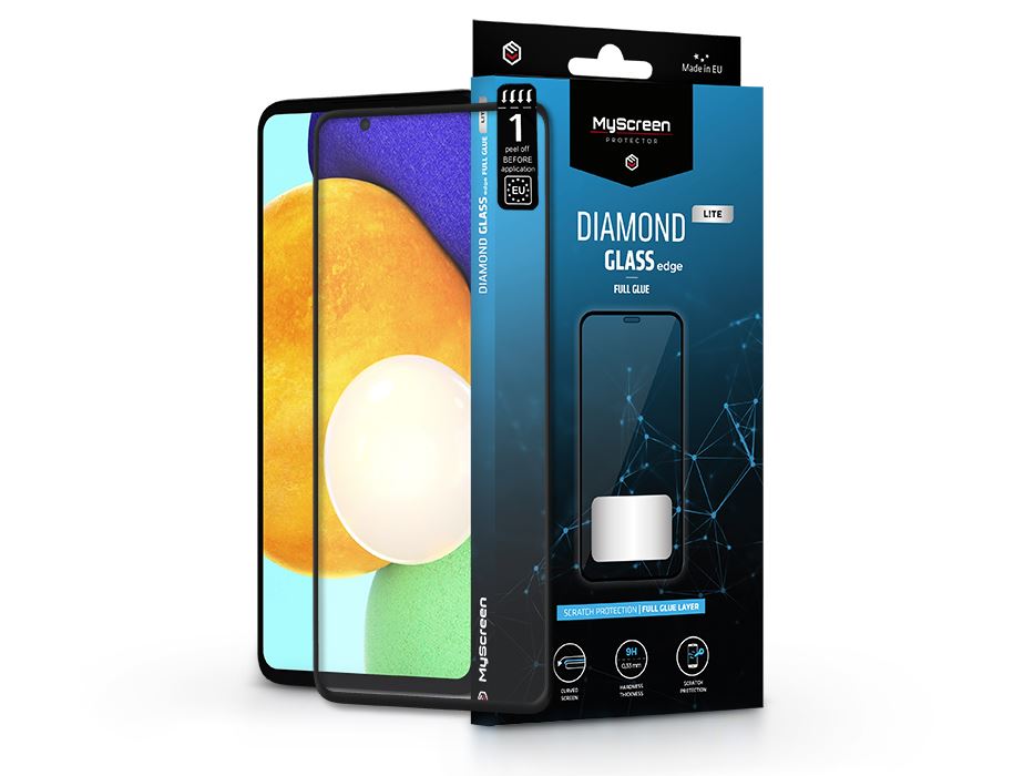 MyScreen Protector Diamond Glass Lite Edge2.5D Full Glue Samsung Galaxy A52/A52 5G edzett üveg kijelzővédő fekete kerettel (LA-2081) MyScreen Protector Diamond Glass Lite Edge2.5D Full Glue Samsung Galaxy A52/A52 5G edzett üveg kijelzővédő fekete kerettel (LA-2081)