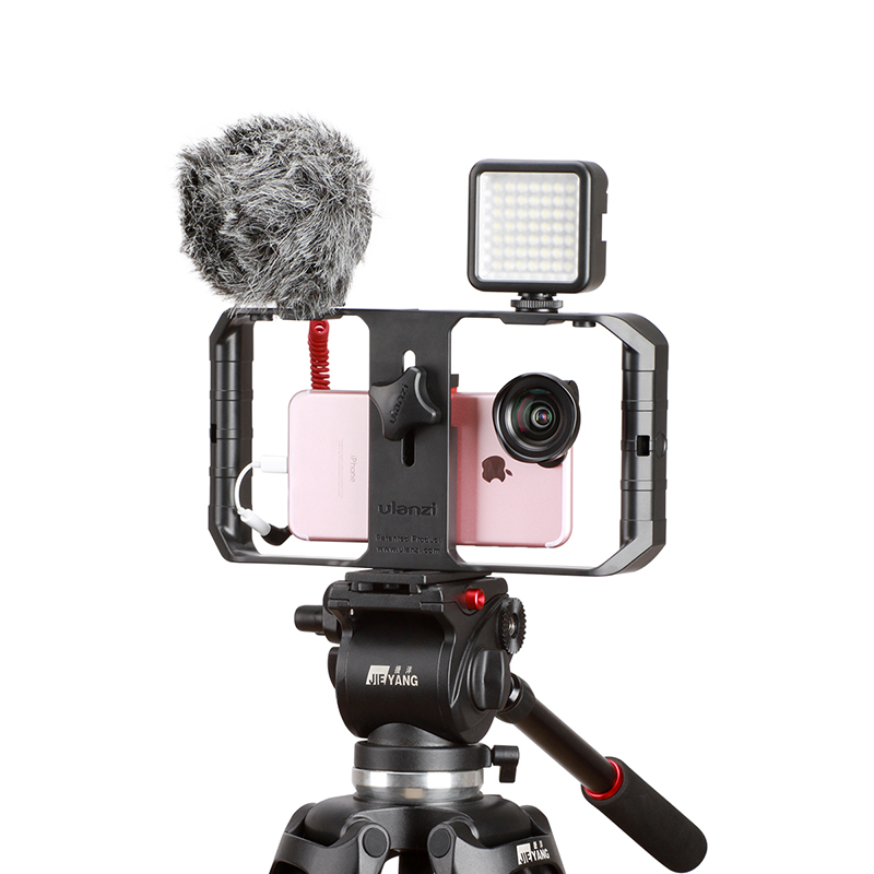 Ulanzi U-Rig Pro videós rig telefonokhoz, 3 vakupapucs csatlakozóval