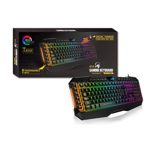 Genius Scorpion K11 Pro Gaming billentyűzet fekete (31310007403) Genius Scorpion K11 Pro Gaming billentyűzet fekete (31310007403)