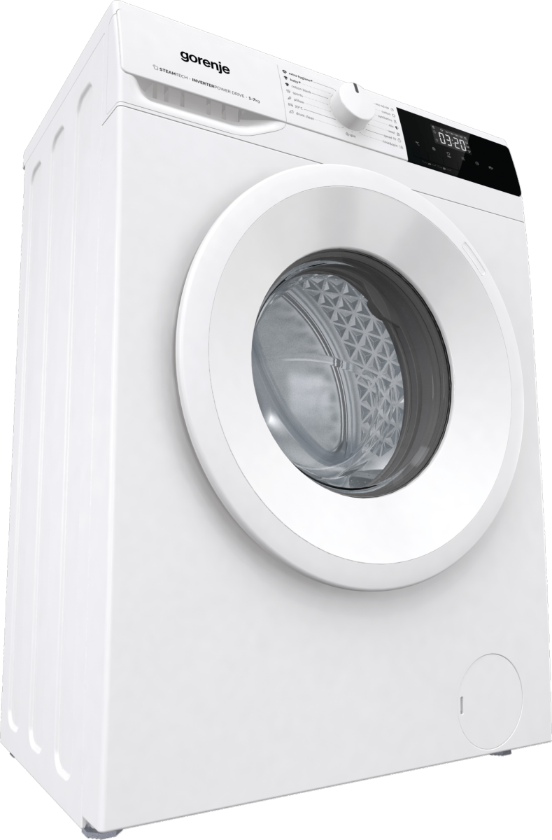 Gorenje WNHPI72SCS Elöltöltős keskeny mosógép – 7 kg, 1200 ford./perc, C Energiaosztály, Gőz technológia, Allergy Care, Baby Eco program