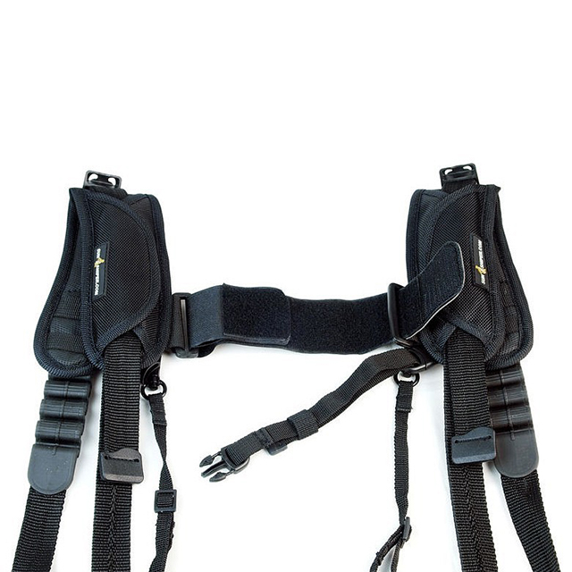 Sun-Sniper Rotaball-DPH Double-Plus-Harness dupla fényképezőgép vállszíj