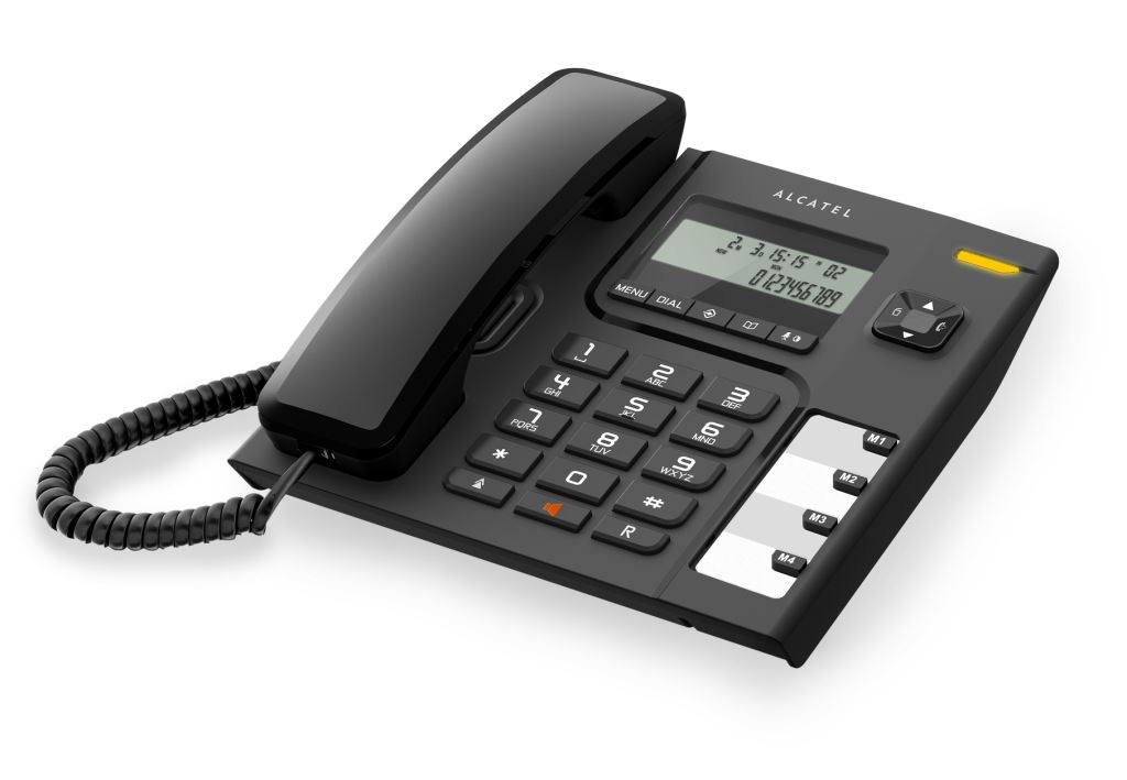 Alcatel T56 vezetékes asztali telefon fekete