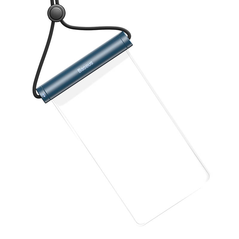 Waterproof phone case Baseus AquaGlide with Cylindrical Slide Lock (blue) Waterproof phone case Baseus AquaGlide with Cylindrical Slide Lock (blue)