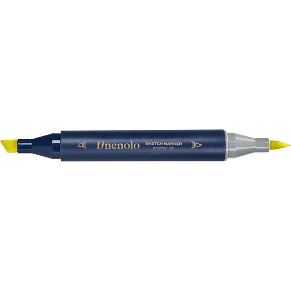 Deli Finenolo 45 - Canaria Yellow kétvégű permanent ART marker Deli Finenolo 45 - Canaria Yellow kétvégű permanent ART marker