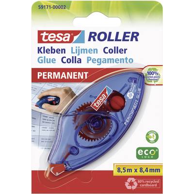 Ragasztóroller Tesa Roller Ecologo 8,5 m x 8,4 mm TESA 59171 Ragasztóroller Tesa Roller Ecologo 8,5 m x 8,4 mm TESA 59171