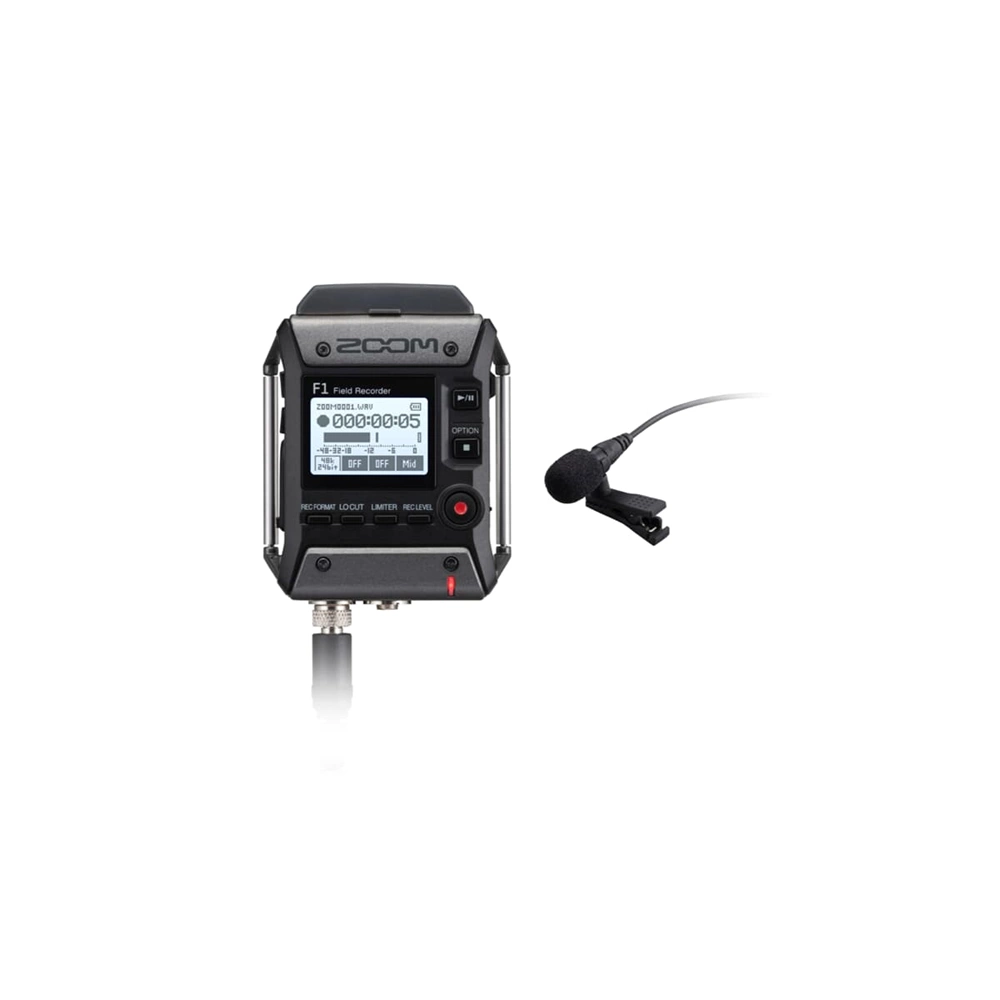 Zoom F1 Field Recorder + Lavalier Mic