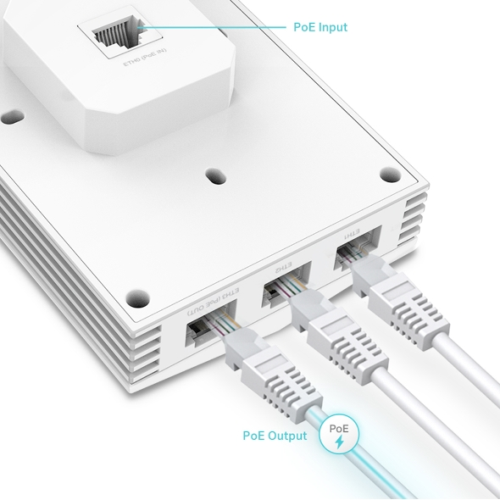 TP-LINK EAP655-Wall AX3000 Wall-Plate Dual-Band Wi-Fi 6 Access Point TP-LINK EAP655-Wall AX3000 Wall-Plate Dual-Band Wi-Fi 6 Access Point
