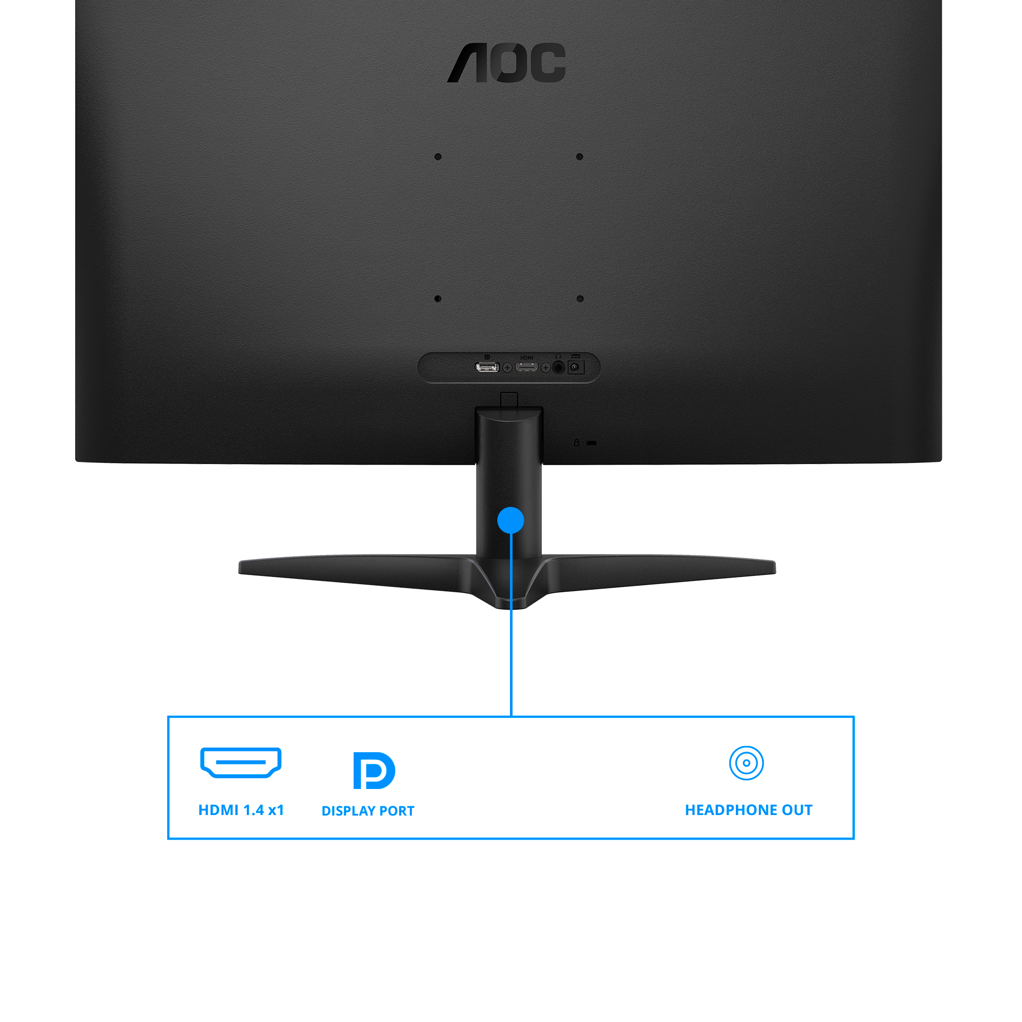 AOC 27" 27B36X Monitor - 1920x1080, IPS, 144Hz, 4ms, Fekete