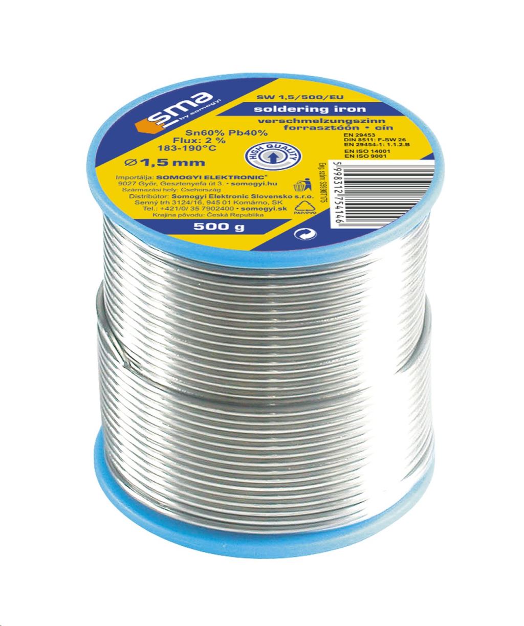 Somogyi Forrasztóón 1,5/500g  (SW 1,5/500)