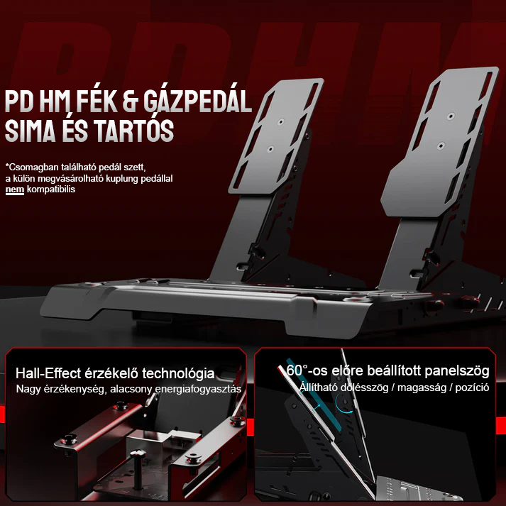 PXN VD4 Bundle F (Direct Drive, VD4 bázis + WAS kormány + PD HM pedál) szimulátor szett (PC)