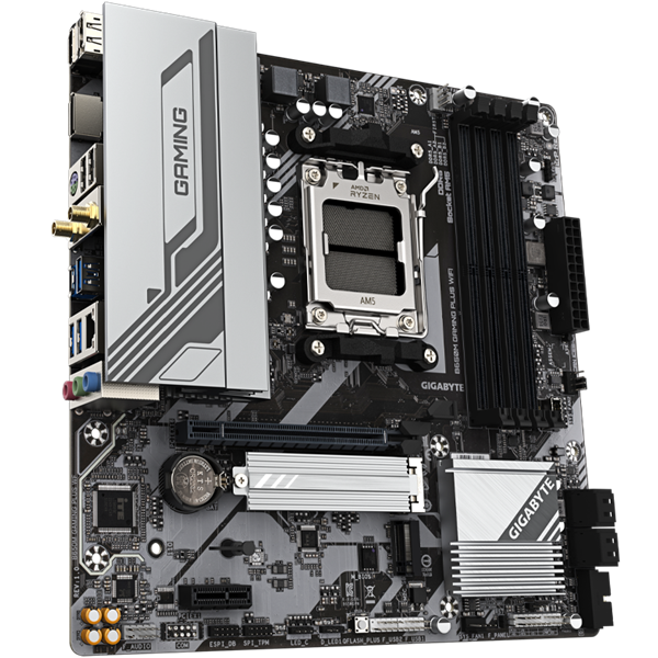 GIGABYTE AM5 B650M GAMING PLUS WIFI AMD B650 ATX Alaplap 
