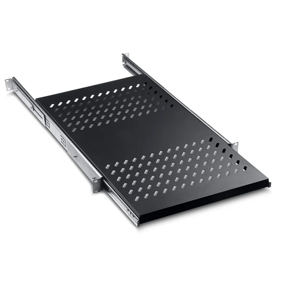 FORMRACK Kihúzható tálca/polc 1000, 60kg terhelhetőség, 1000mm mélységű 19" álló rack szekrénybe