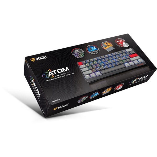 Yenkee YKB 3600US Atom mechanikus gamer US billentyűzet